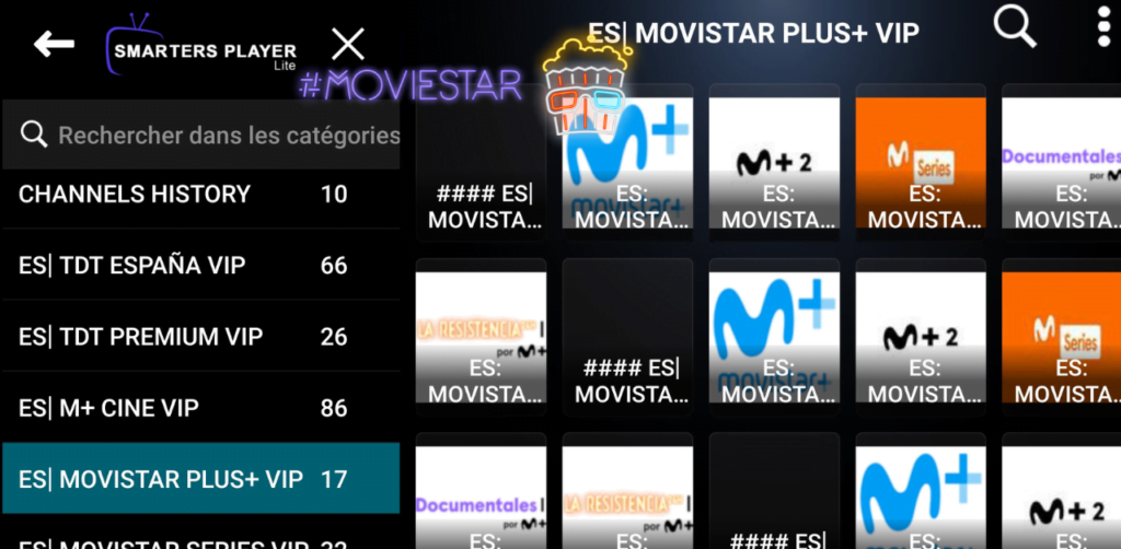 lista iptv movistar